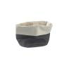 Blue jeans cotton-polyester blend bread basket