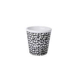 Tiki Mug Reptil black and white porcelain cl 43