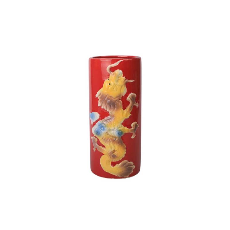 Tiki Mug Dragon in porcellana rossa con decoro cl 50