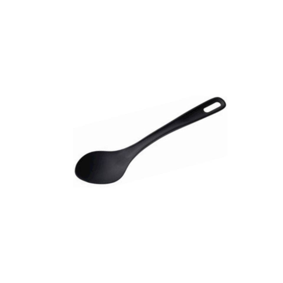 Square smooth spoon in black nylon cm 35