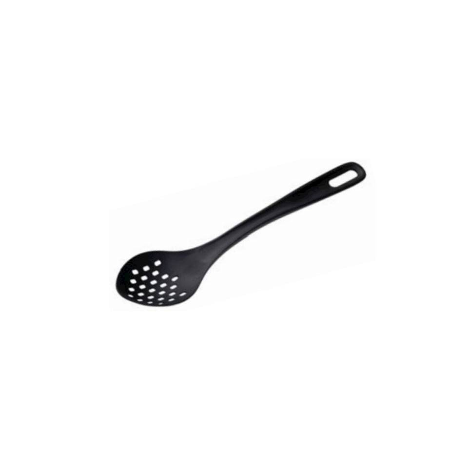 Black nylon Piazza perforated spoon cm 35