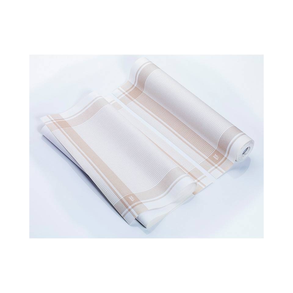Vintage Roll-Drap roll 10 100% cotton dishcloths beige cm 40x64