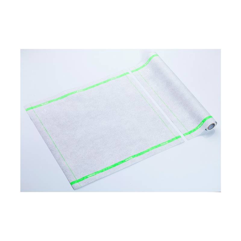 Roll-Drap microfiber napkin with green border cm 40x40