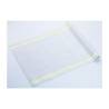 Roll-Drap microfiber napkin with yellow border cm 40x40