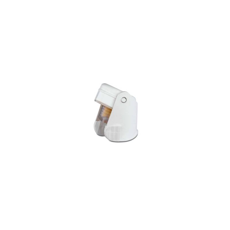 White plastic champagne stopper