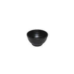 Black melamine round cup 4.52x2.36 inch
