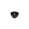 Black melamine round cup 4.52x2.36 inch