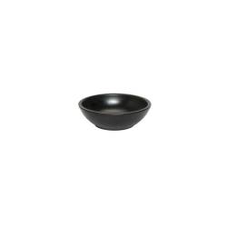 Black melamine round cup 2.75x0.78 inch