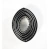 Set of stainless steel festoon leaf moulds in assorted sizes
