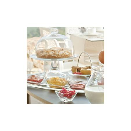 Vidivi verre transparent Coupe à papaye 8 cm