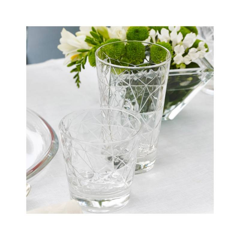 Vidivi worked glass Dolomite beverage tumbler cl 28