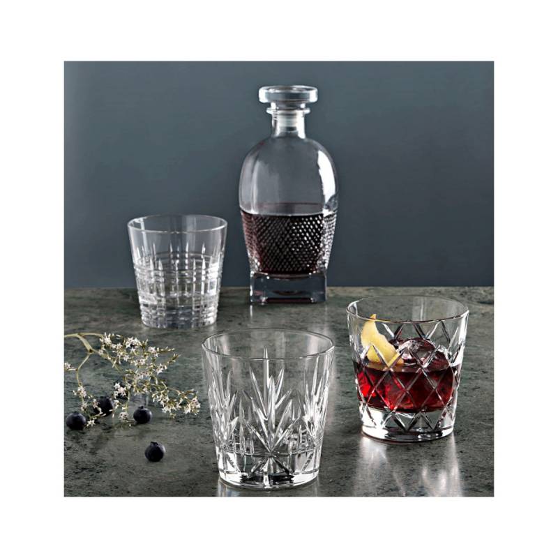 Diamond Vidivi bottle in worked glass cl 70