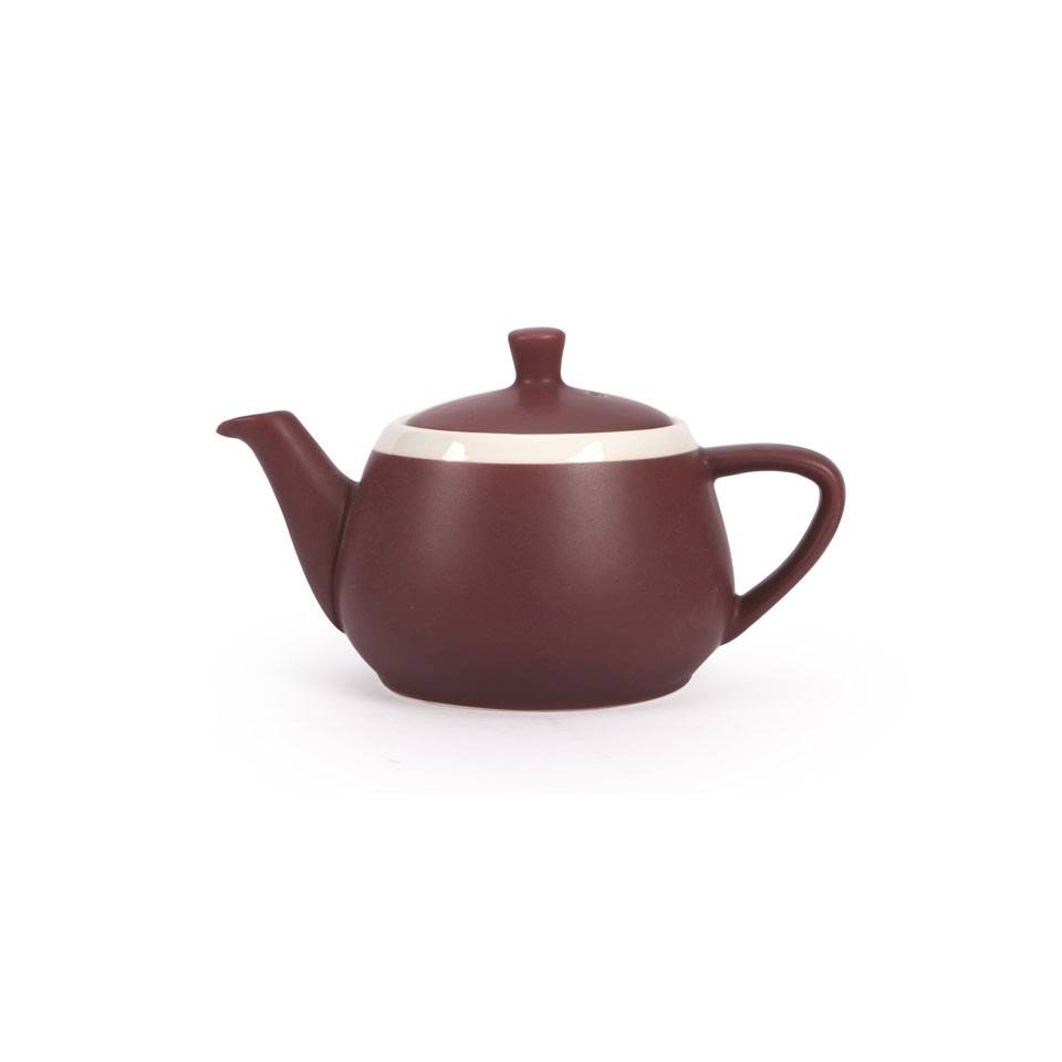 Coffee&Co brown porcelain teapot cl 36