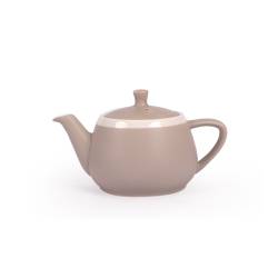 Coffee&Co teapot in taupe porcelain cl 36