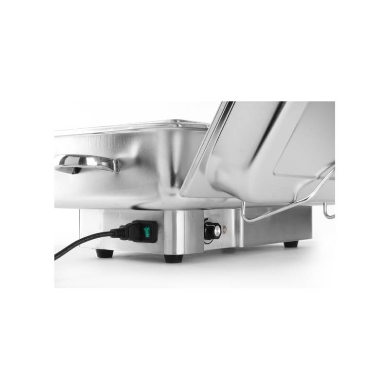 Chauffe-plats électrique en acier inoxydable Pollina Hendi