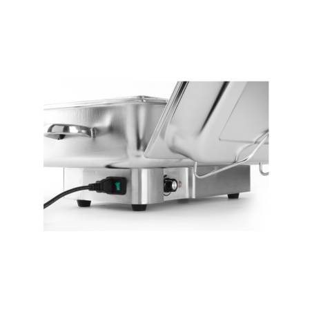Chauffe-plats électrique en acier inoxydable Pollina Hendi