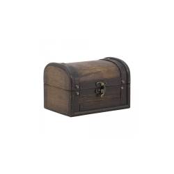 Porto account Brown wooden trunk cm 15x11.5x11