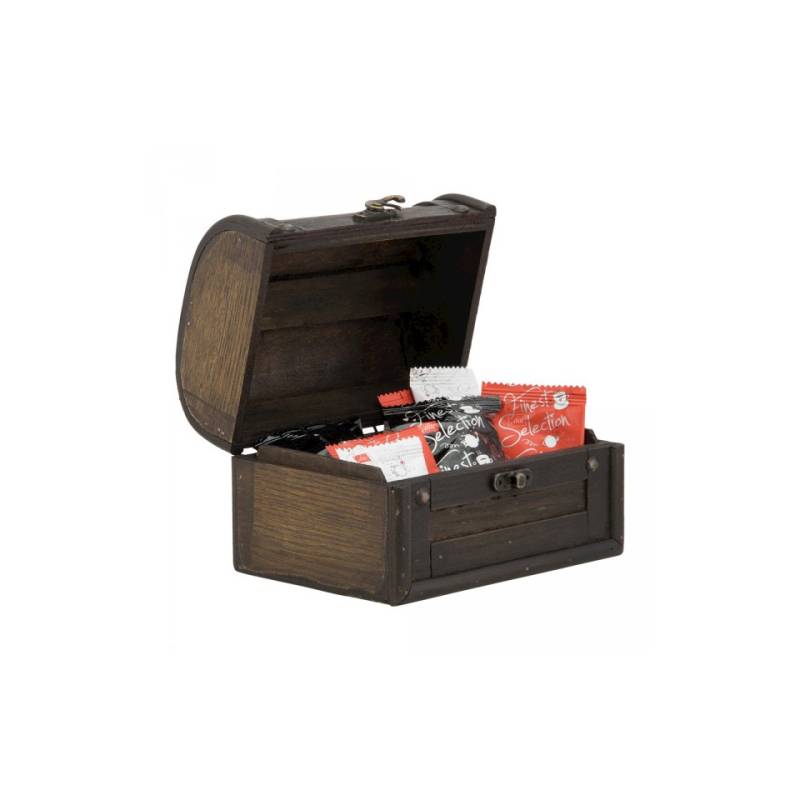 Porto account Brown wooden trunk cm 15x11.5x11