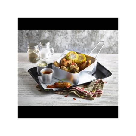 Sel et poivre en verre avec bouchon en aluminium