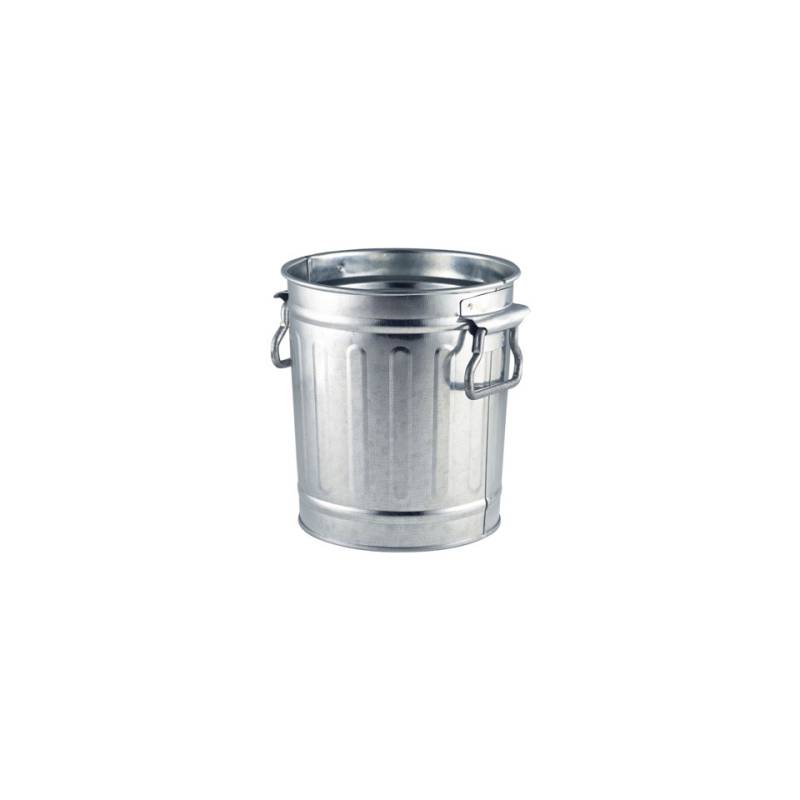 Galvanized steel mini dustbin cm 14x15