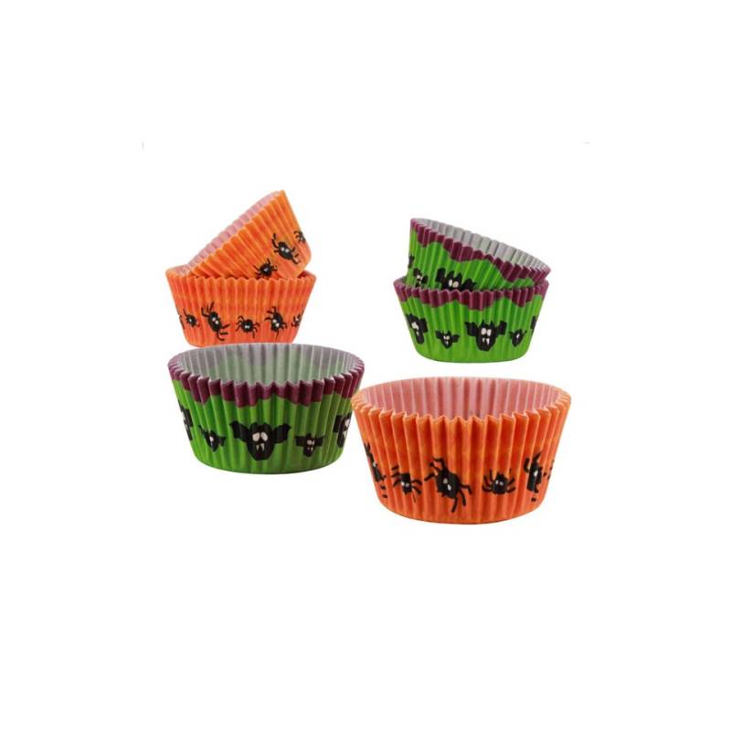 Paper Halloween ramekins 7 cm