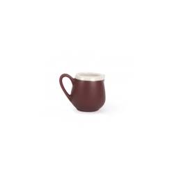 Lattiera Coffee&Co in porcellana marrone cl 9