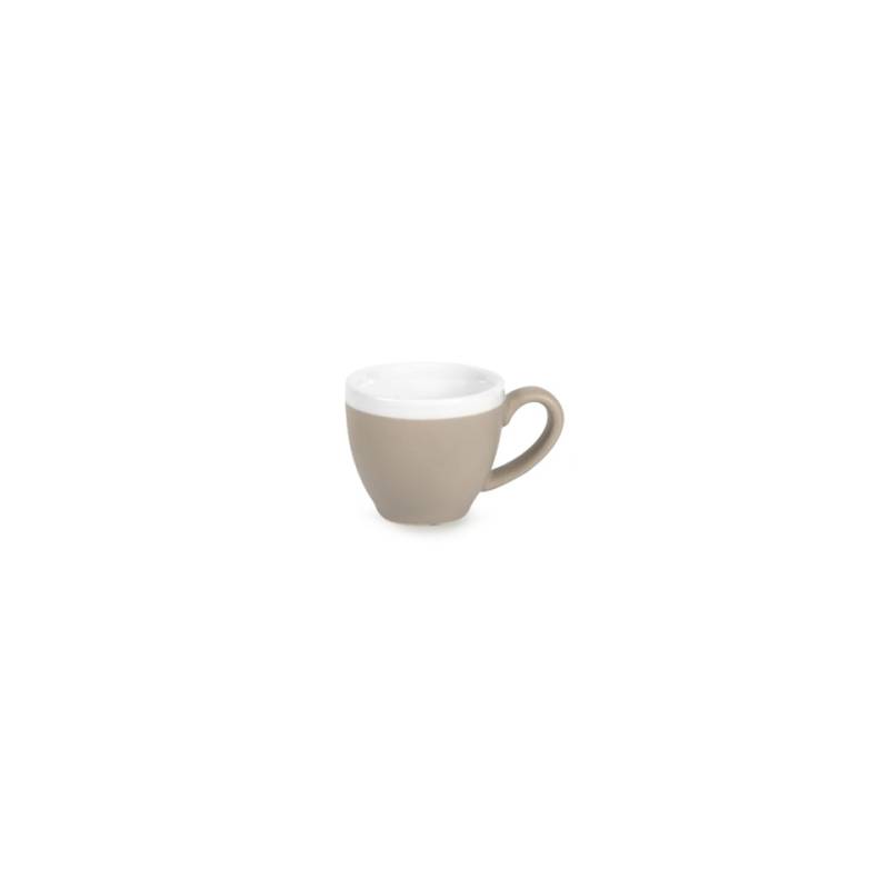 Coffee&Co coffee cup without plate in taupe porcelain cl 9