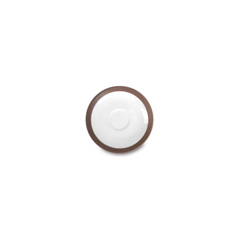Coffee&Co coffee cup plate in brown porcelain 12.5 cm