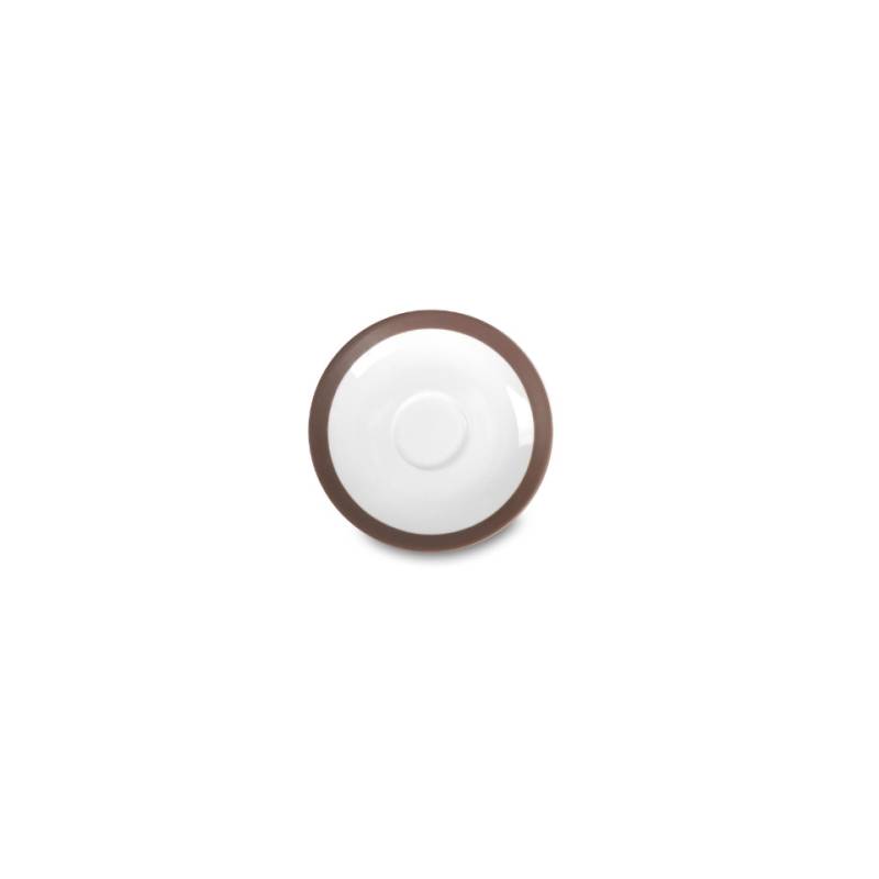 Piatto per tazza caffè Coffee&Co in porcellana marrone cm 12,5