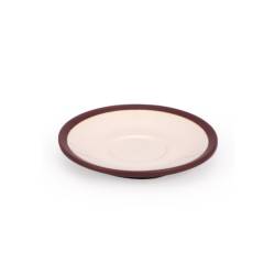 Coffee&Co brown porcelain breakfast cup plate 16 cm