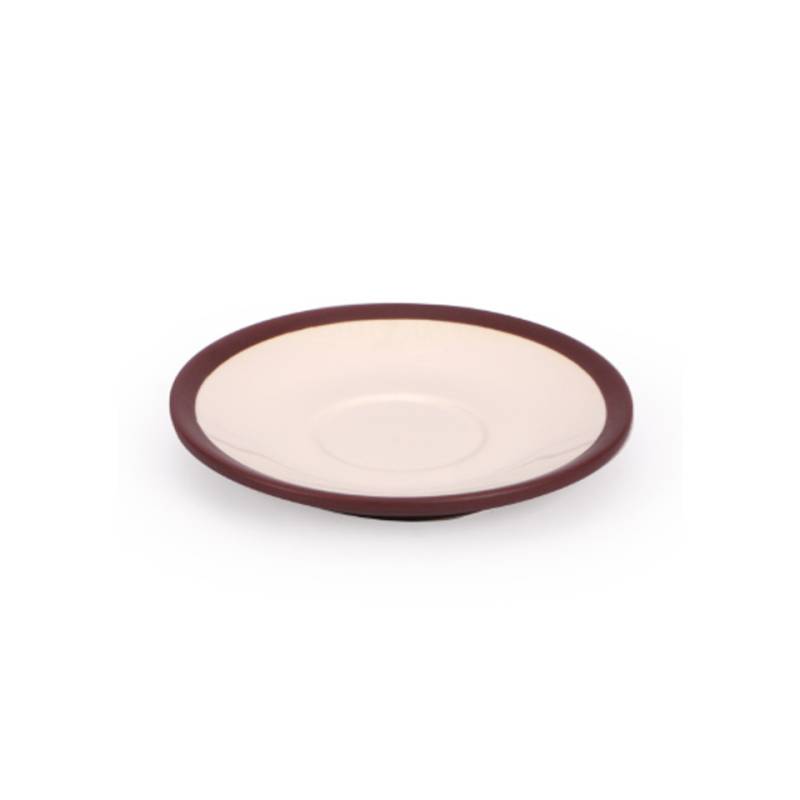 Piatto per tazza colazione Coffee&Co in porcellana marrone cm 16