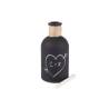 Schwarzes Glas Tafel Flasche 13,5 cm