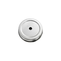 Stopper with hole Quattro Stagioni I Genietti Bormioli Rocco steel cm 7
