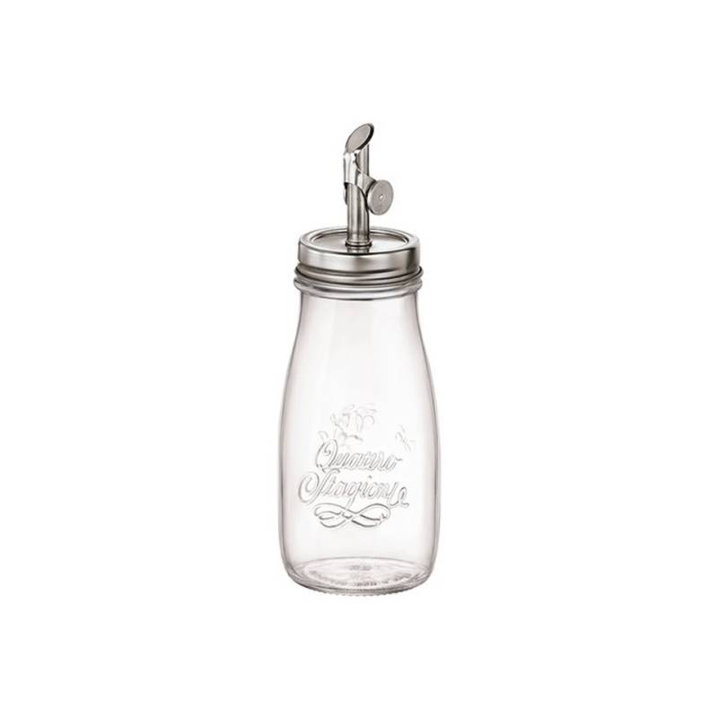 Quattro Stagioni I genietti Bormioli Rocco Bouteille d'huile avec bouchon verseur cl 40