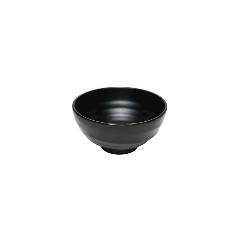 Black melamine round cup 4.53 inch