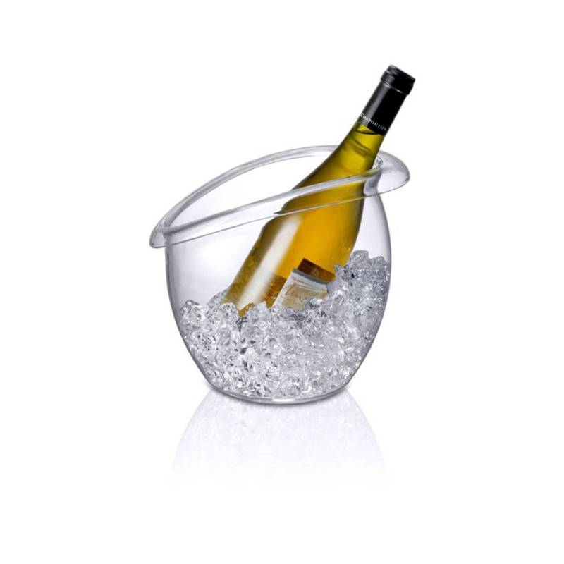 Transparent acrylic ice bucket 24x19x21 cm