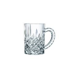 Bicchiere mug Noblesse in vetro decorato cl 25
