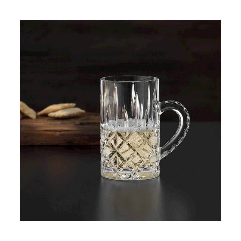 Bicchiere mug Noblesse in vetro decorato cl 25