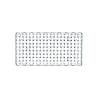 Bossa Nova rectangular glass tray 28x14 cm