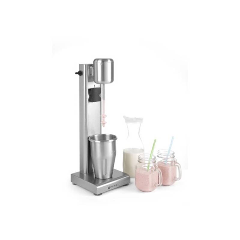 Mixer Milkshaker Hendi con bicchiere in acciaio e policarbonato lt 1