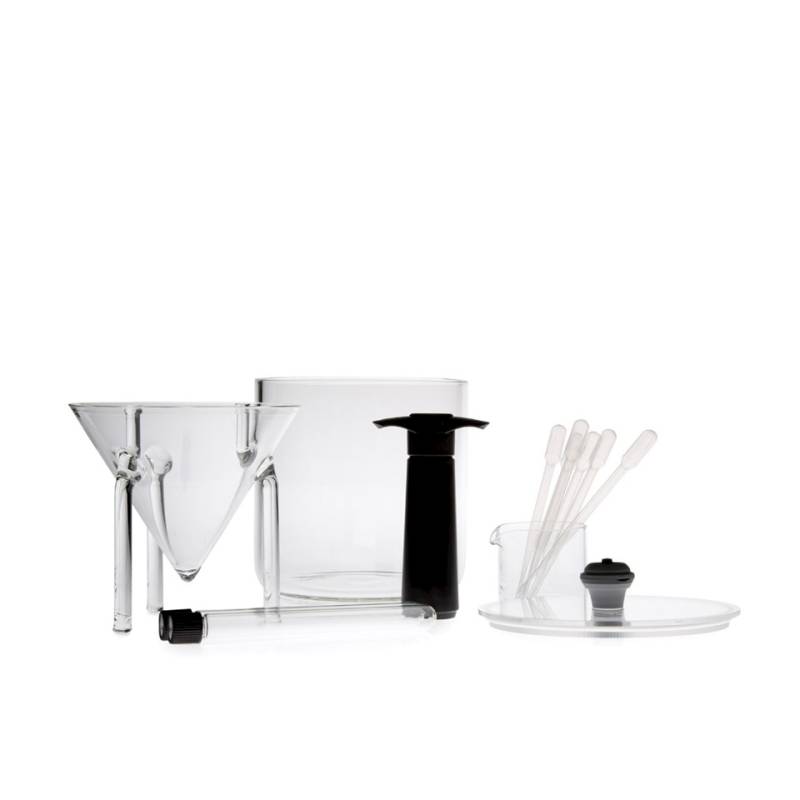 Kit distillazione per microonde 100% Chef in vetro borosilicato