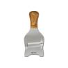 Sanelli Ambrogio stainless steel smooth blade truffle cutter with olive handle