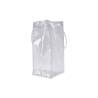 Transparent pvc bottle bag 24.5x11 cm