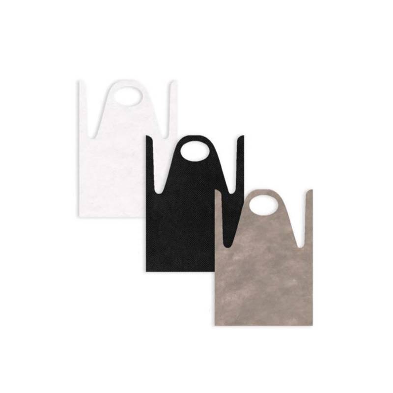 White TNT disposable aprons 82x100 cm