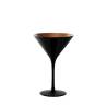 Coppa cocktail Olympic Stolzle in vetro bicolore nero e bronzo cl 24