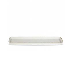 Churchill Stonecast white super vitrified ceramic tray 20.86x5.90 inch