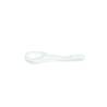 White porcelain cutlery spoon rest cm 10.5