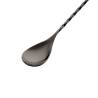 Bar spoon con mini strainer in acciaio inox nero cm 40