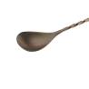 Antique copper plated stainless steel bar spoon with mini strainer cm 40