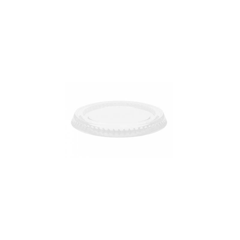 Transparent pet lid for sauce cup 2.55 inch